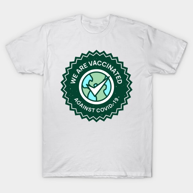 Vaccinated T-Shirt by YYMMDD-STORE